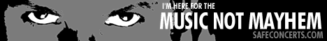 www.safeconcerts.com Safe Concerts Banner